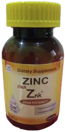 OUR ZNK ( ZINC 50mg ) | Grams Pharmacy